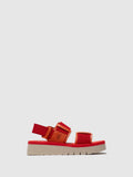 Sling-Back Sandals SORU277FLY SCARLET/RED/RED