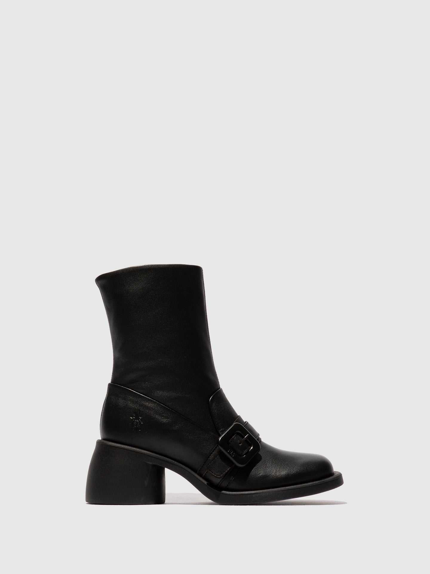 Buckle Ankle Boots HUDA303FLY BLACK
