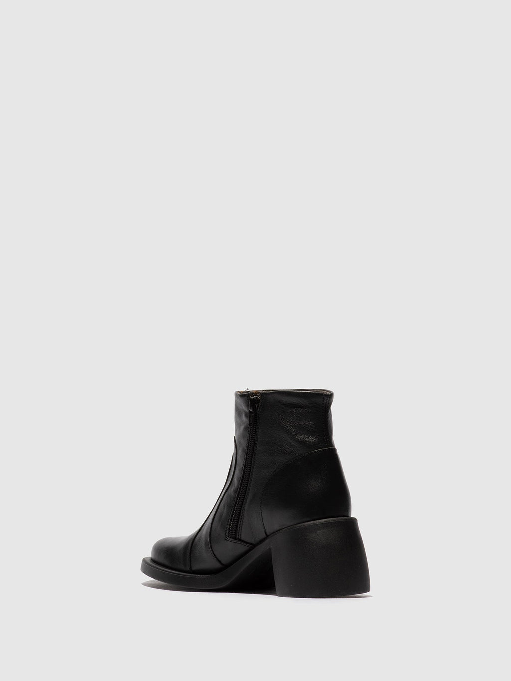 Zip Up Ankle Boots HEWI304FLY BLACK