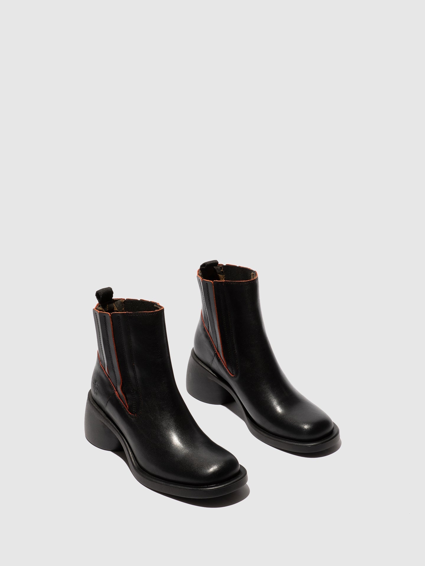 Chelsea Ankle Boots HAIL310FLY BLACK/RED