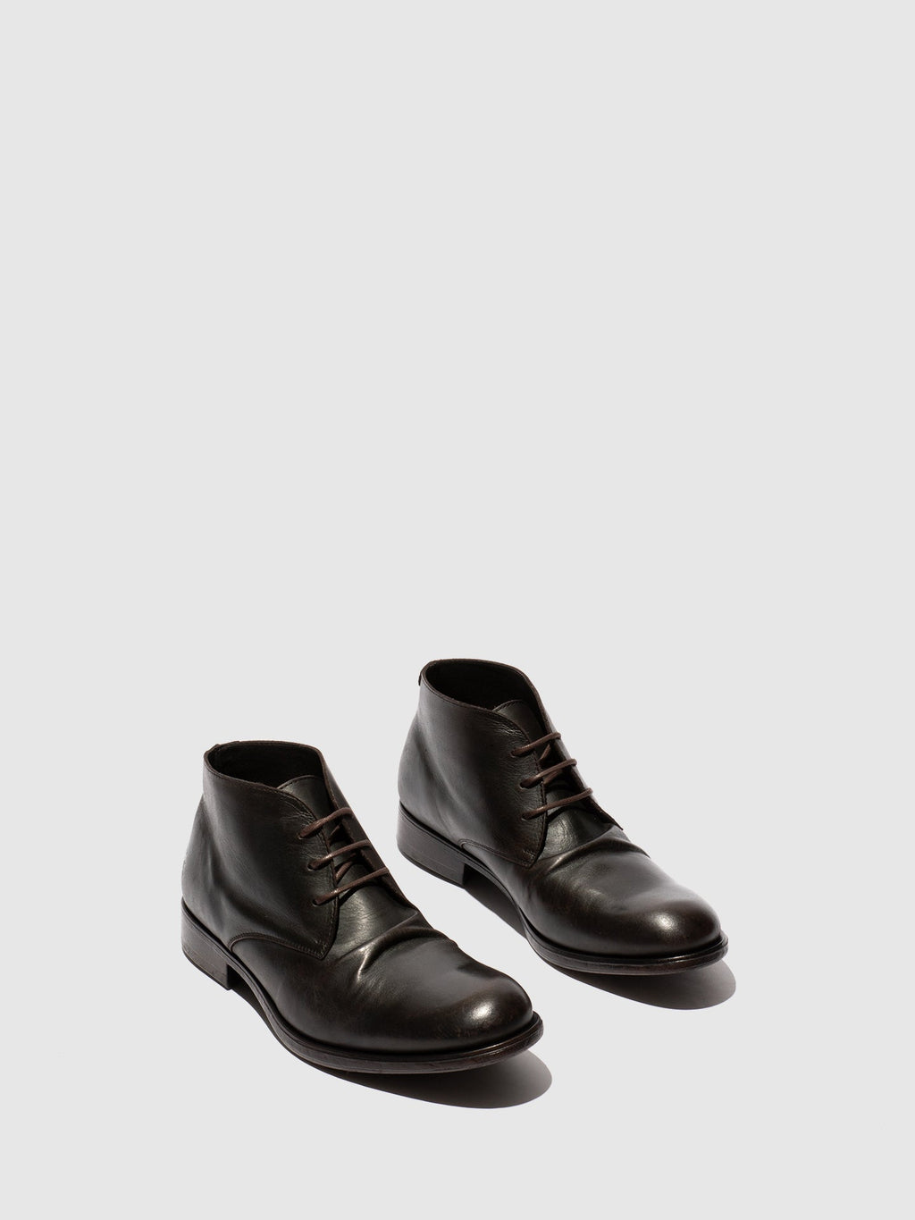 Lace-up Ankle Boots MIZZ312FLY BROWN