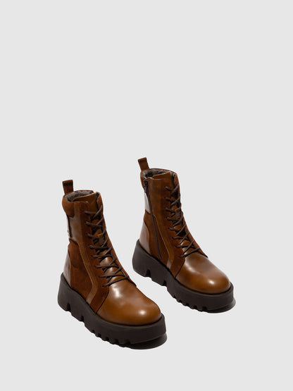 Schnürstiefeletten ZELY315FLY CAMEL