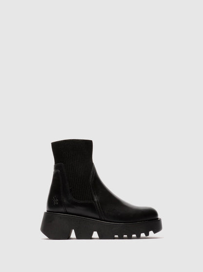 Chelsea Stiefeletten ZOOL317FLY SCHWARZ