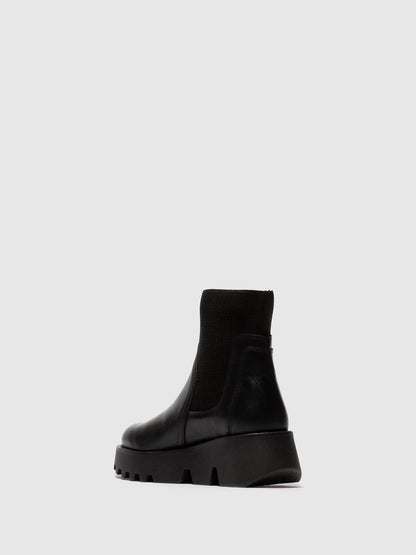 Chelsea Stiefeletten ZOOL317FLY SCHWARZ