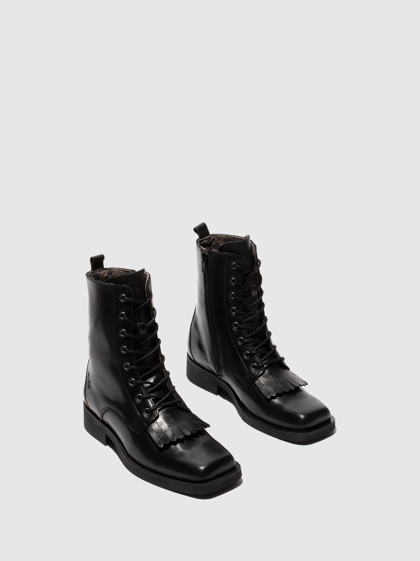 Schnürstiefeletten REIT326FLY BLACK