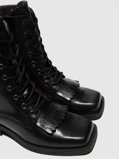 Schnürstiefeletten REIT326FLY BLACK
