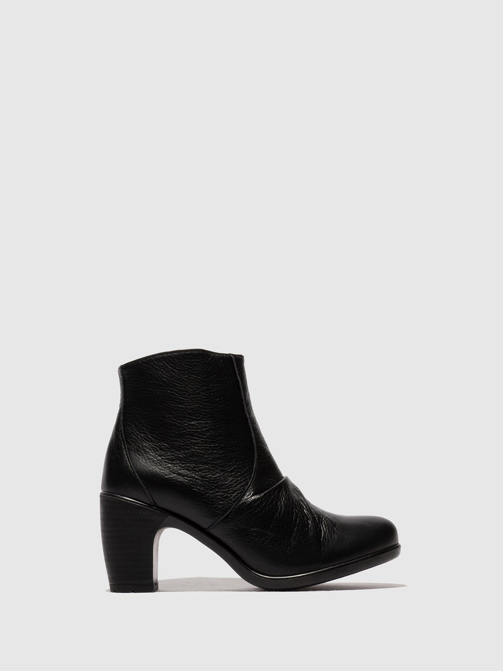 Zip Up Ankle Boots KERY330FLY VELVET BLACK