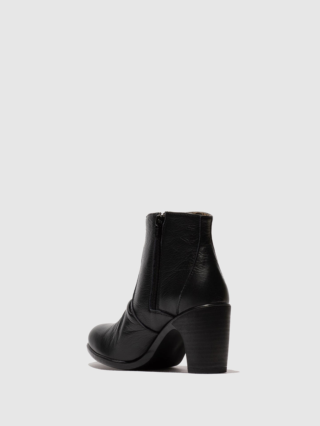 Zip Up Ankle Boots KERY330FLY VELVET BLACK