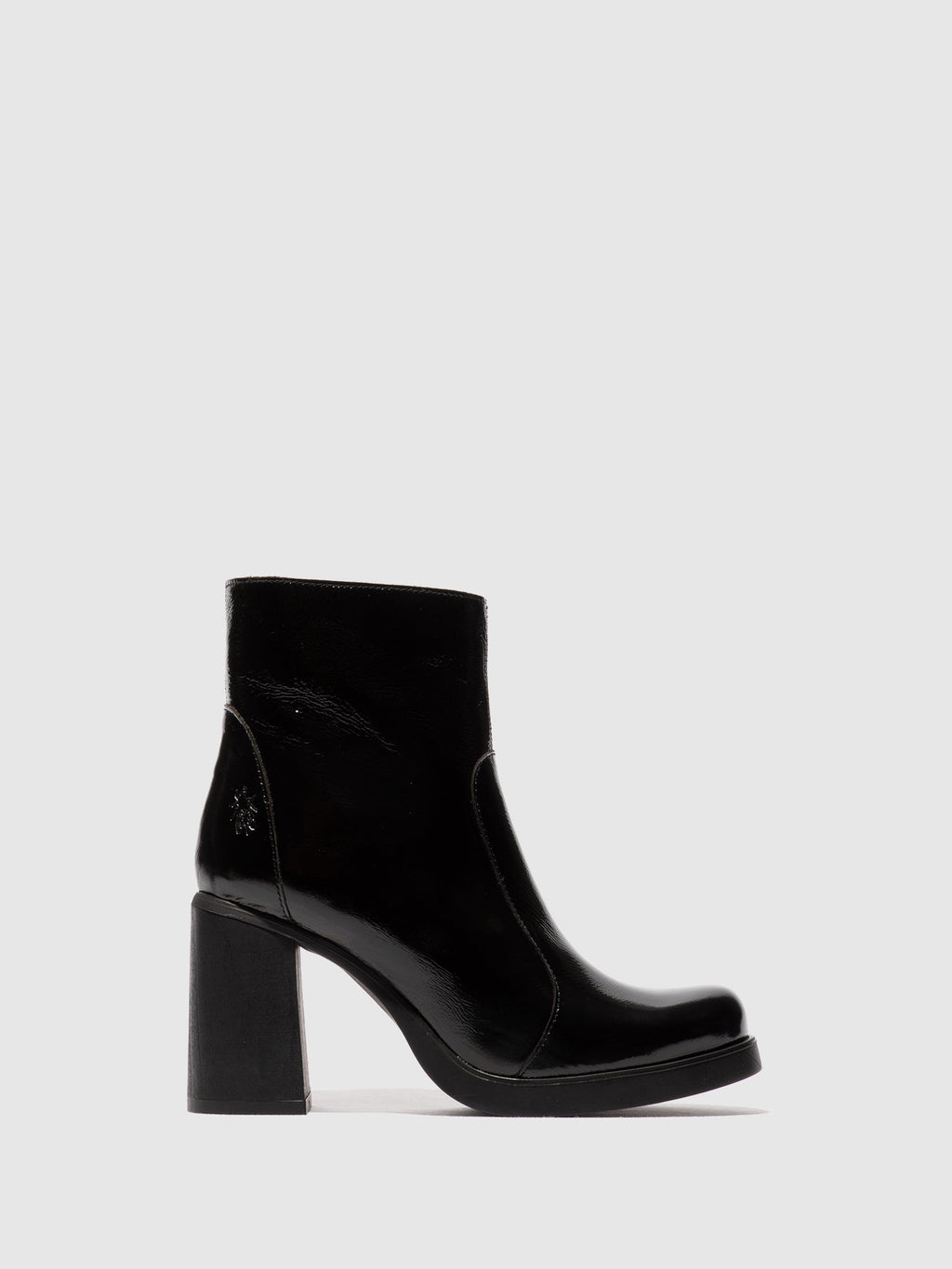 Zip Up Ankle Boots SIJU331FLY BLACK
