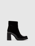 Zip Up Ankle Boots SIJU331FLY BLACK