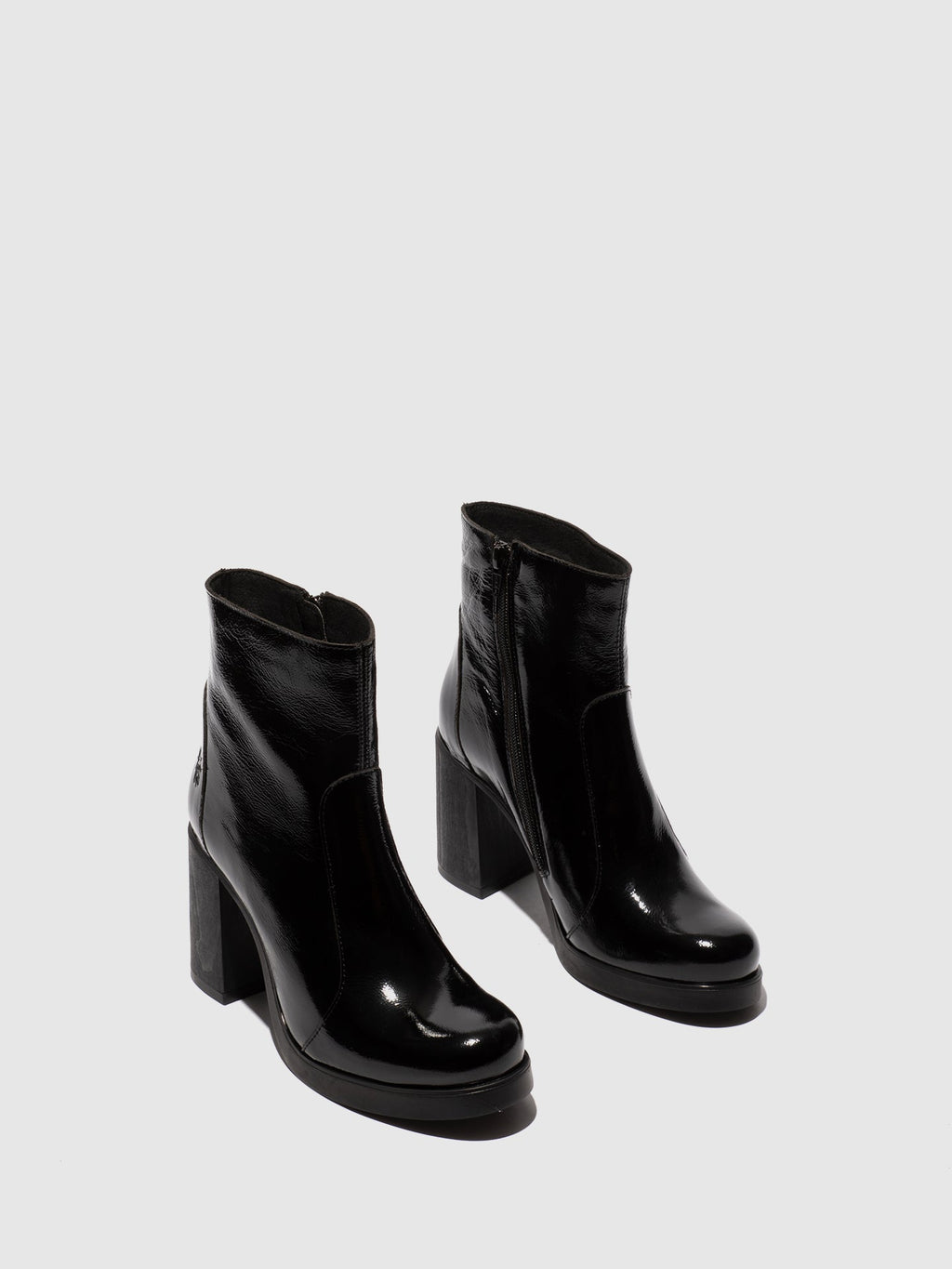 Zip Up Ankle Boots SIJU331FLY BLACK
