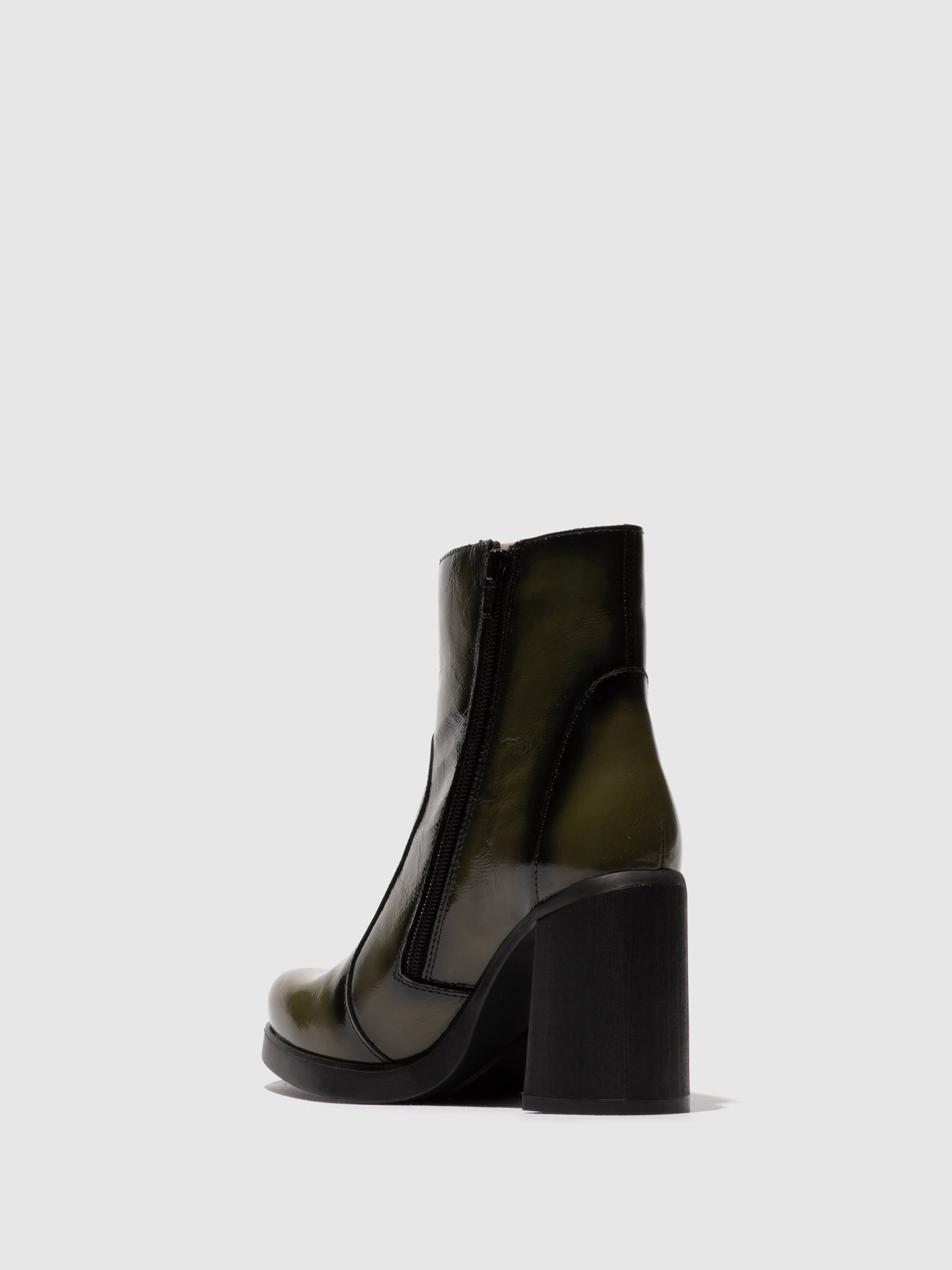 Zip Up Ankle Boots SIJU331FLY SEA KELP