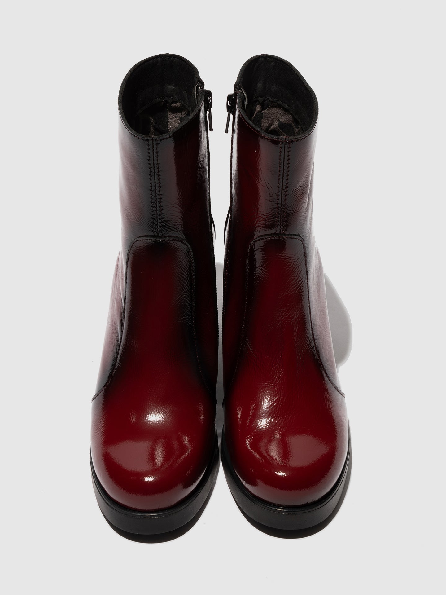 Zip Up Ankle Boots SIJU331FLY INTENSE RUST