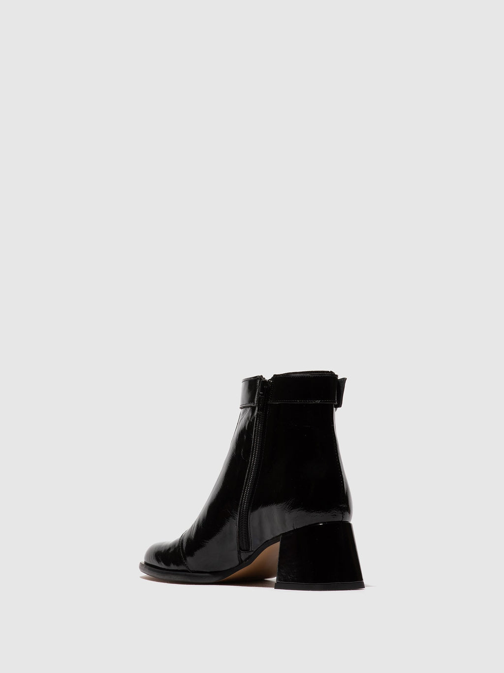 Zip Up Ankle Boots SIRT340FLY BLACK