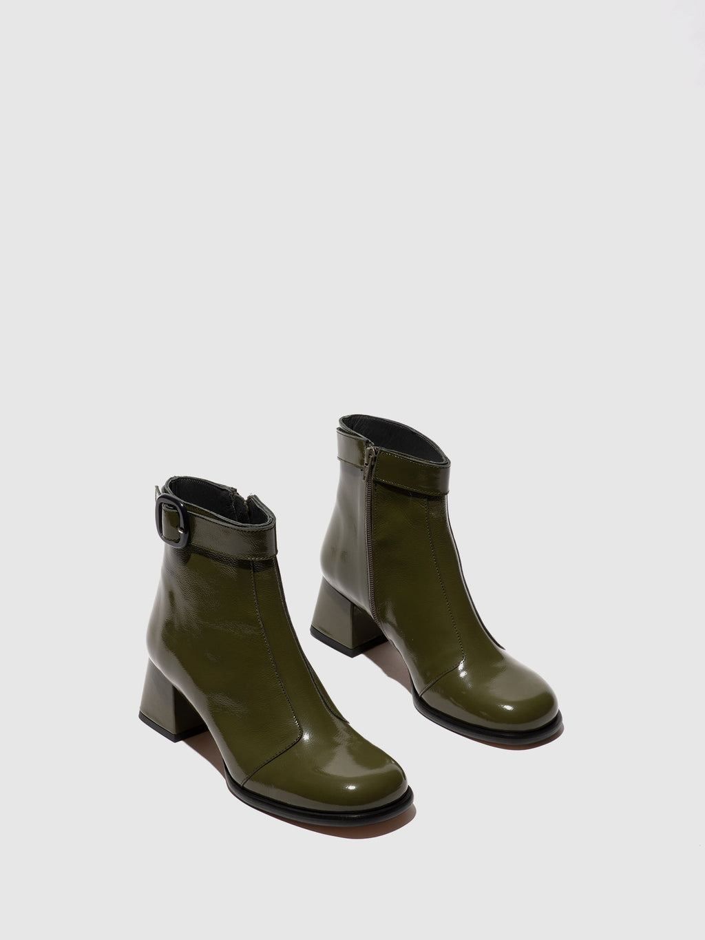 Zip Up Ankle Boots SIRT340FLY SEA KELP