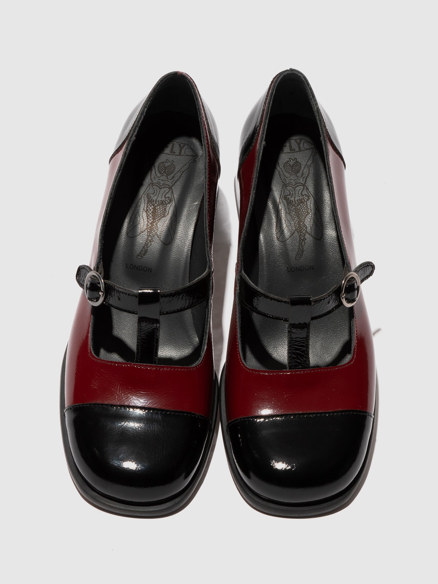 Buckle Shoes SOLF341FLY BLACK/INT.RUST