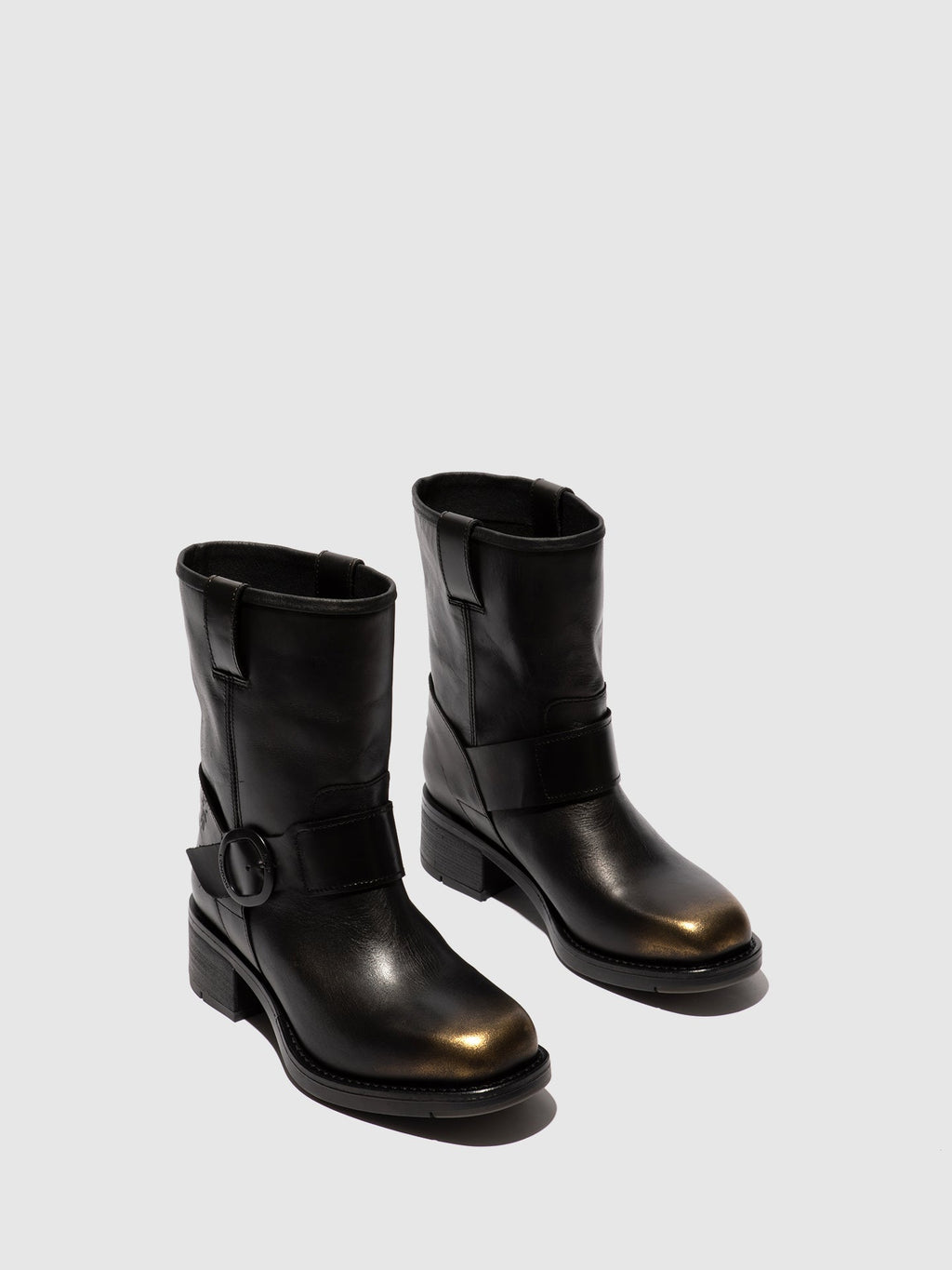 Buckle Ankle Boots RALD345FLY GOLD