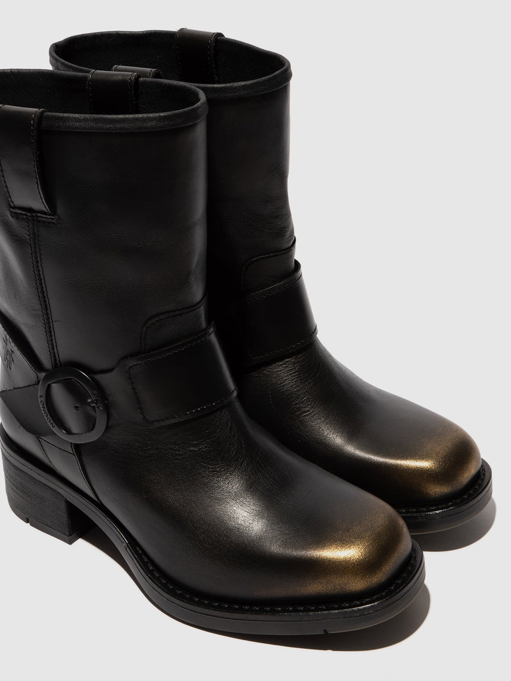 Buckle Ankle Boots RALD345FLY GOLD