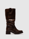 Over the Knee Boots RINT346FLY DK. BROWN