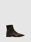 Pointed Toe Ankle Boots RUUL348FLY GOLD