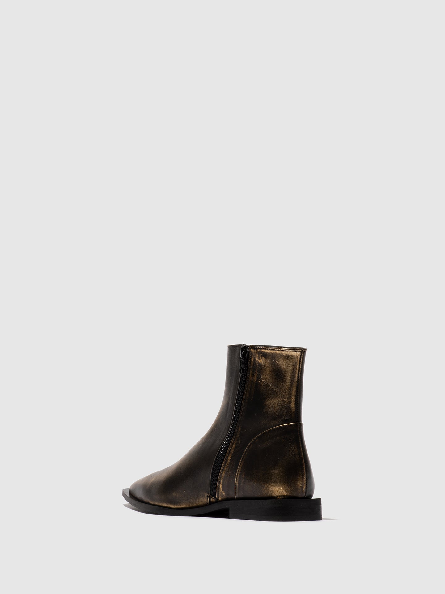Pointed Toe Ankle Boots RUUL348FLY GOLD