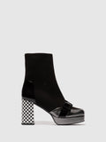 Zip Up Ankle Boots EFOL352FLY GRAPHITE/BLACK