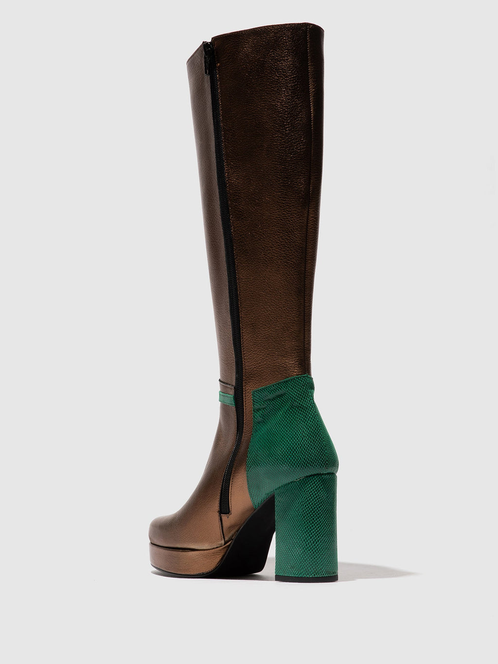 Zip Up Boots ECHI354FLY COOPER/EMERALD