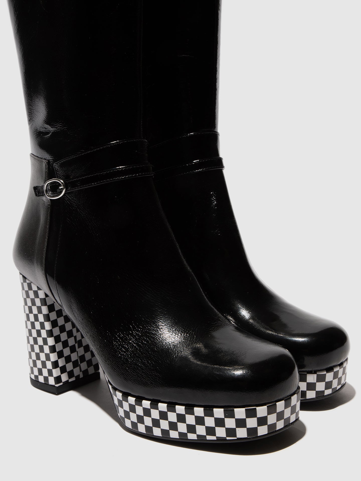 Zip Up Boots ECHI354FLY BLACK/GRAPHITE