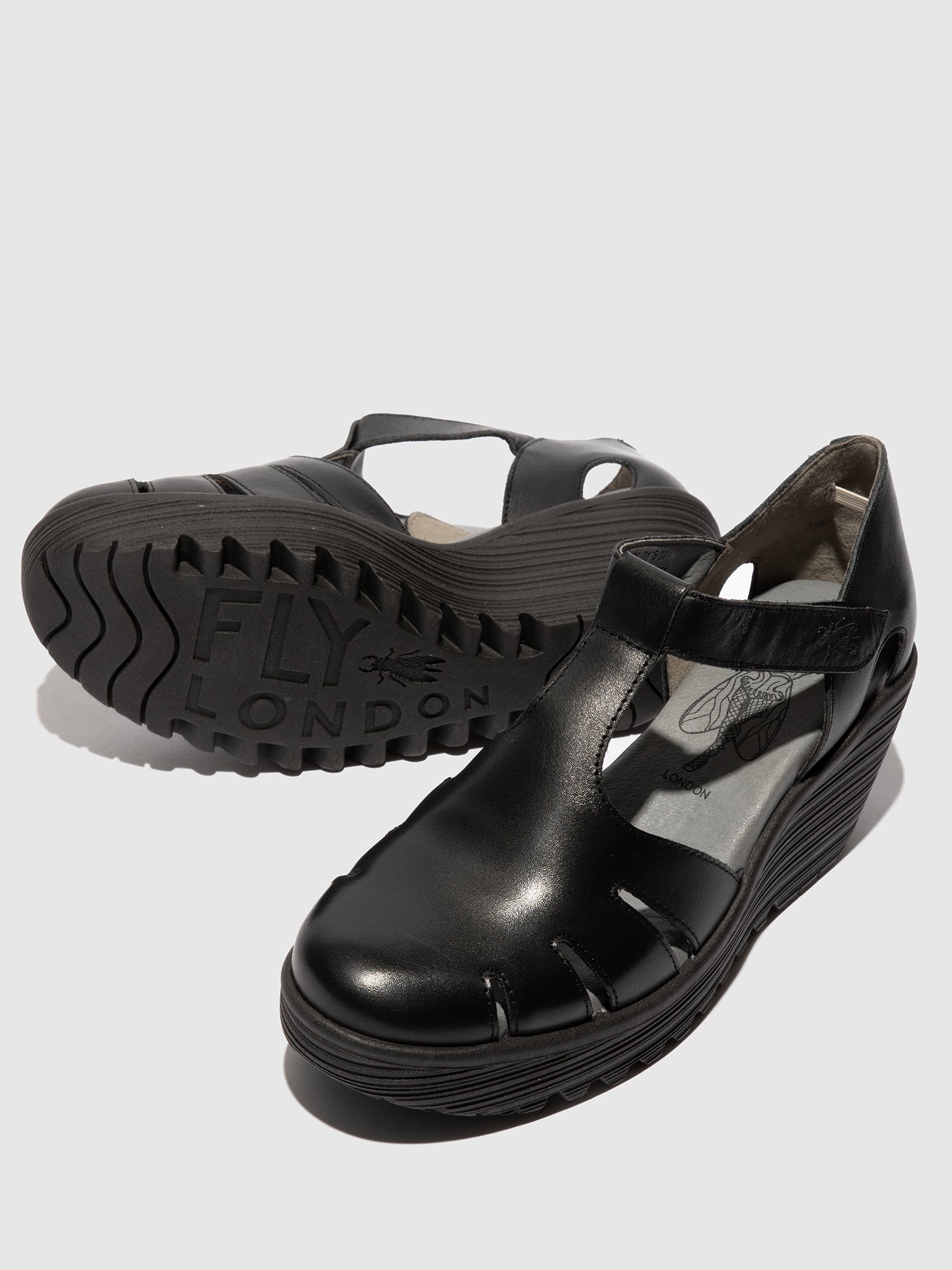 Velcro Sandals LETE395FLY BLACK