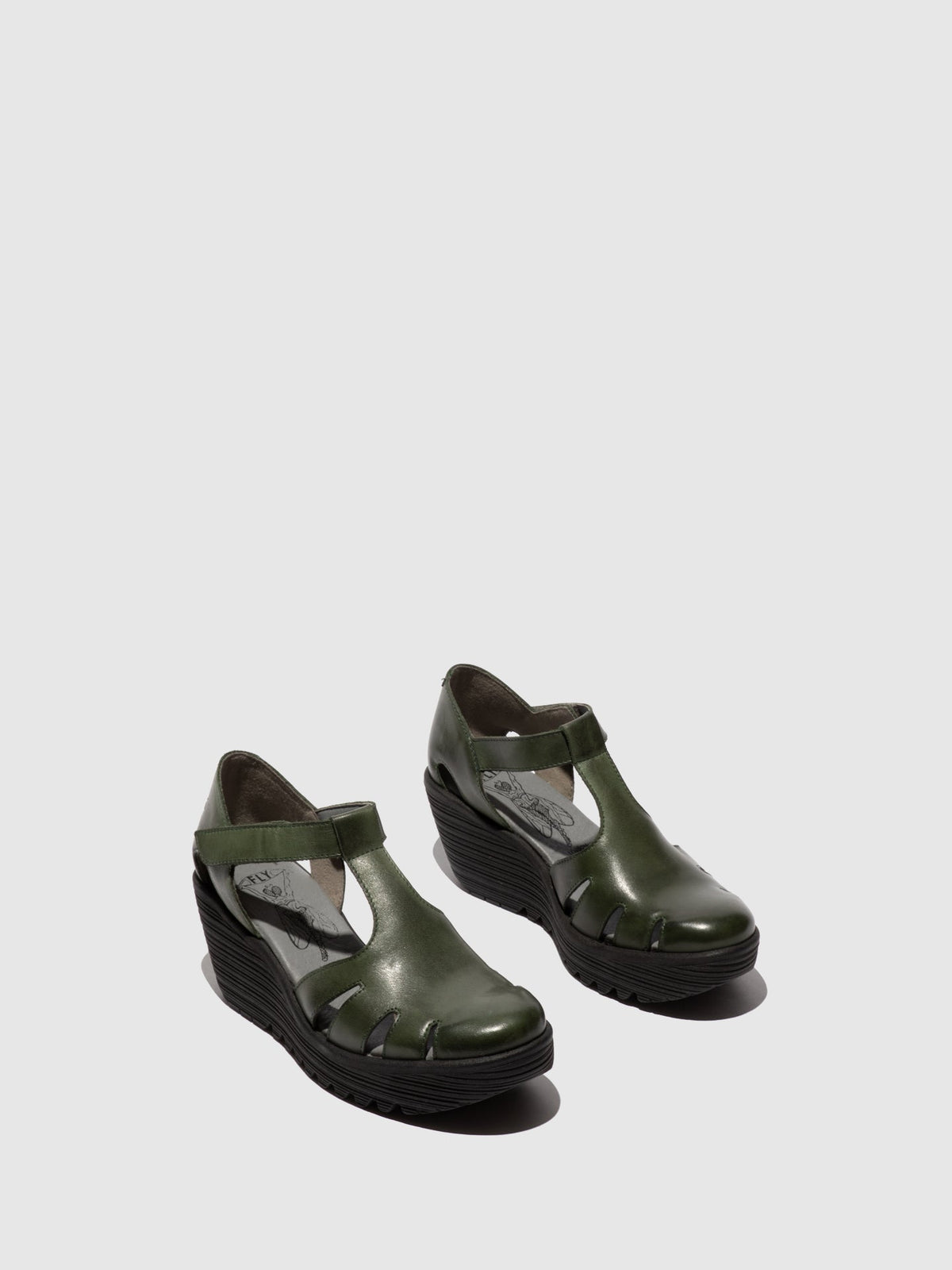 Klettverschluss-Sandalen LETE395FLY GRÜN