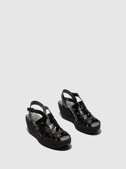 Schnallensandalen LEMY397FLY SCHWARZ