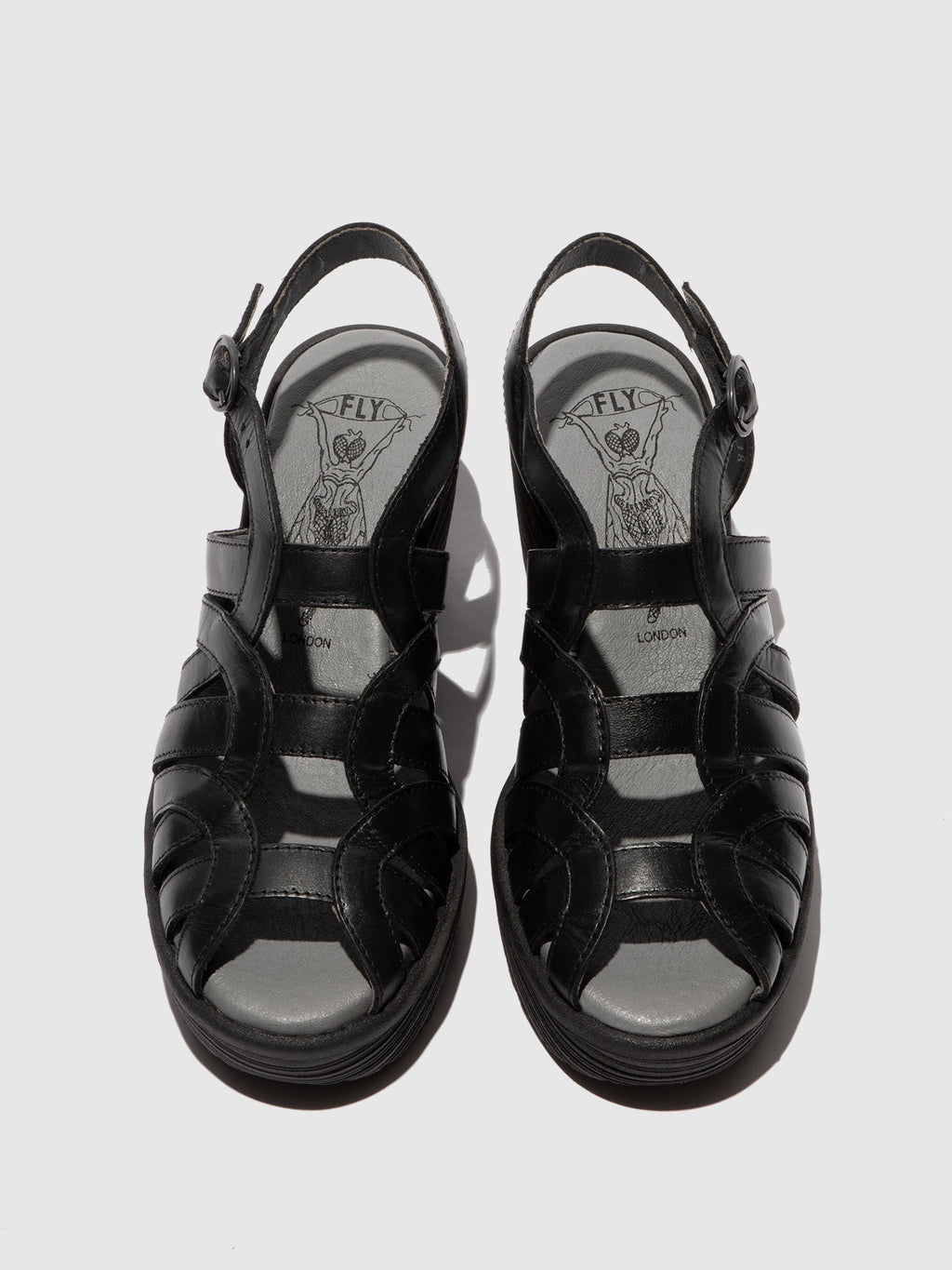 Buckle Sandals LEMY397FLY BLACK
