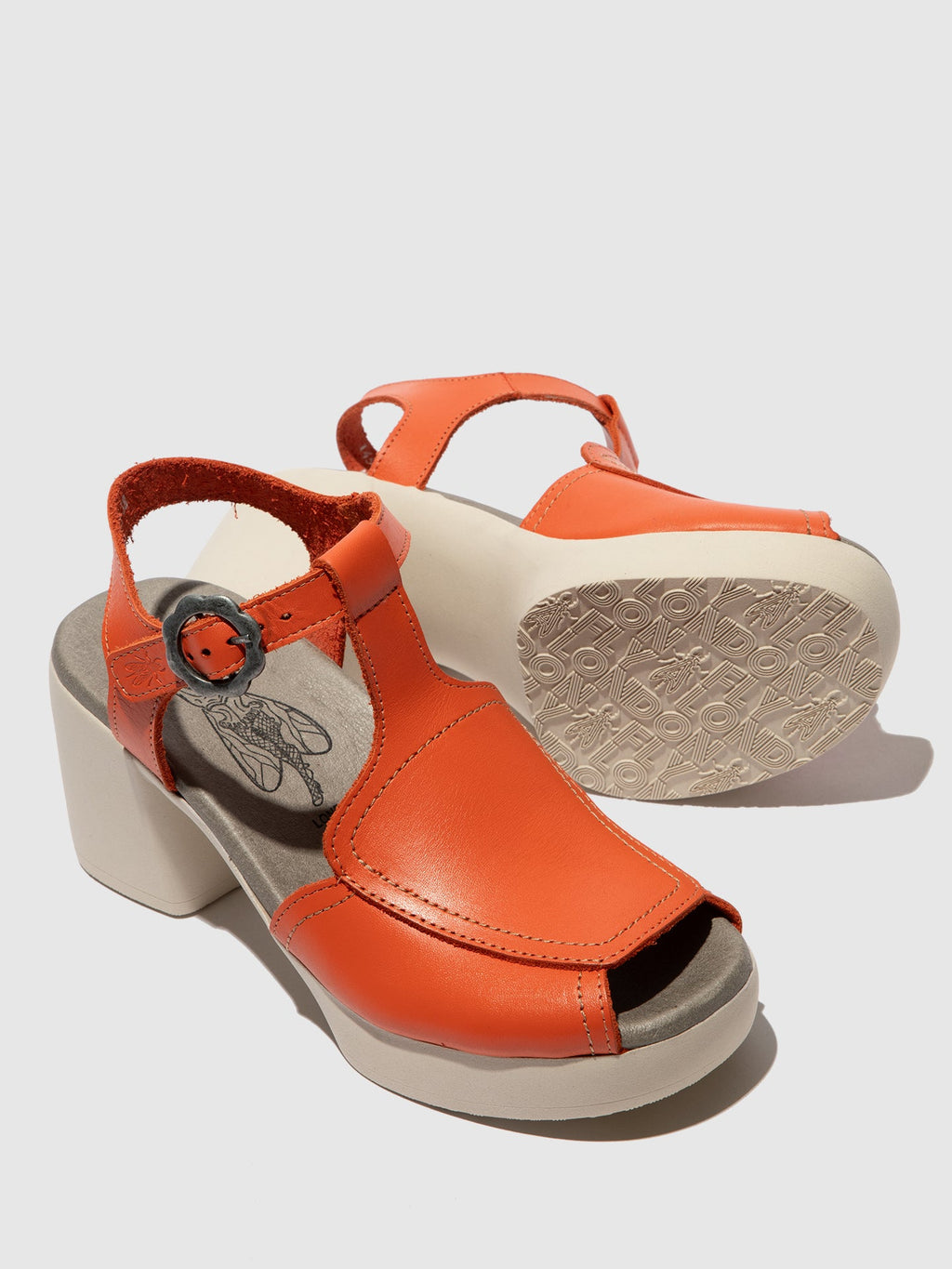 T-Strap Sandals FLIG419FLY SCARLET