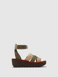 Strappy Sandals YORY430FLY SMOG