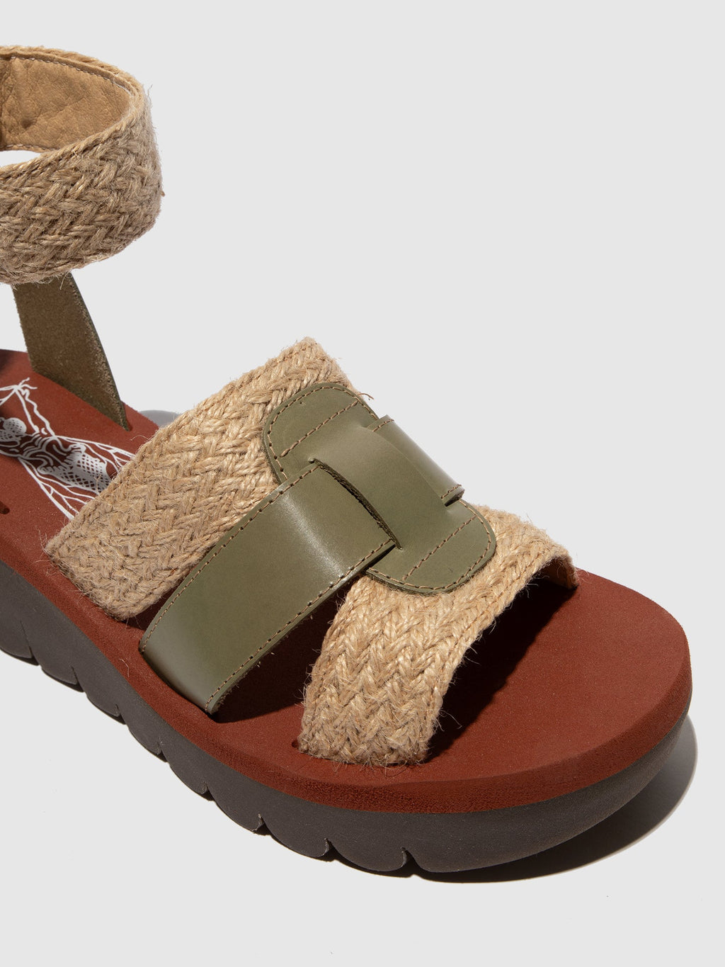 Strappy Sandals YORY430FLY SMOG