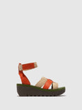 Strappy Sandals YORY430FLY SCARLET