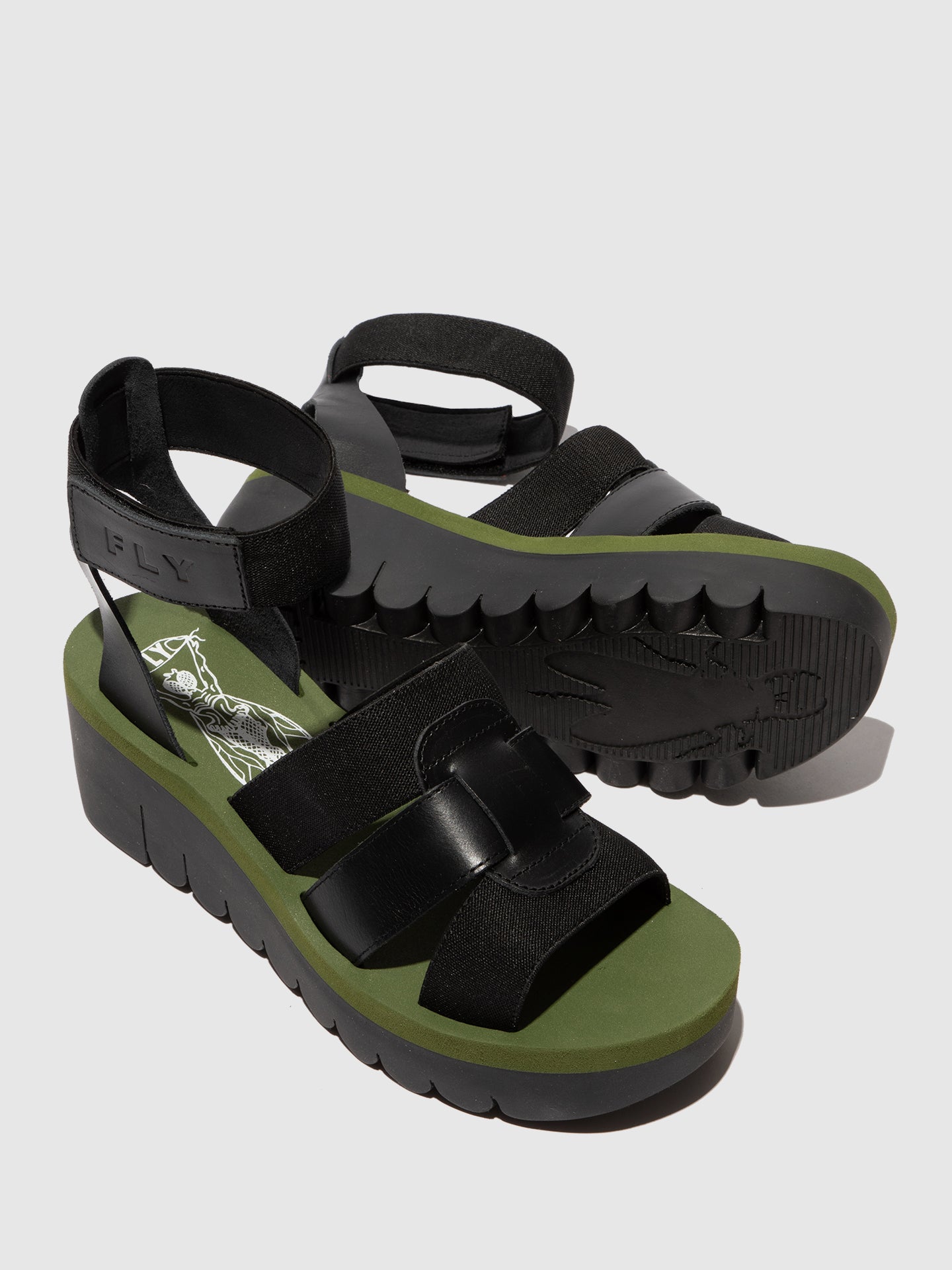 Riemchensandalen YORY430FLY SCHWARZ