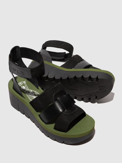 Riemchensandalen YORY430FLY SCHWARZ