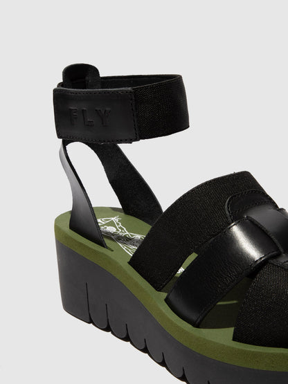Riemchensandalen YORY430FLY SCHWARZ