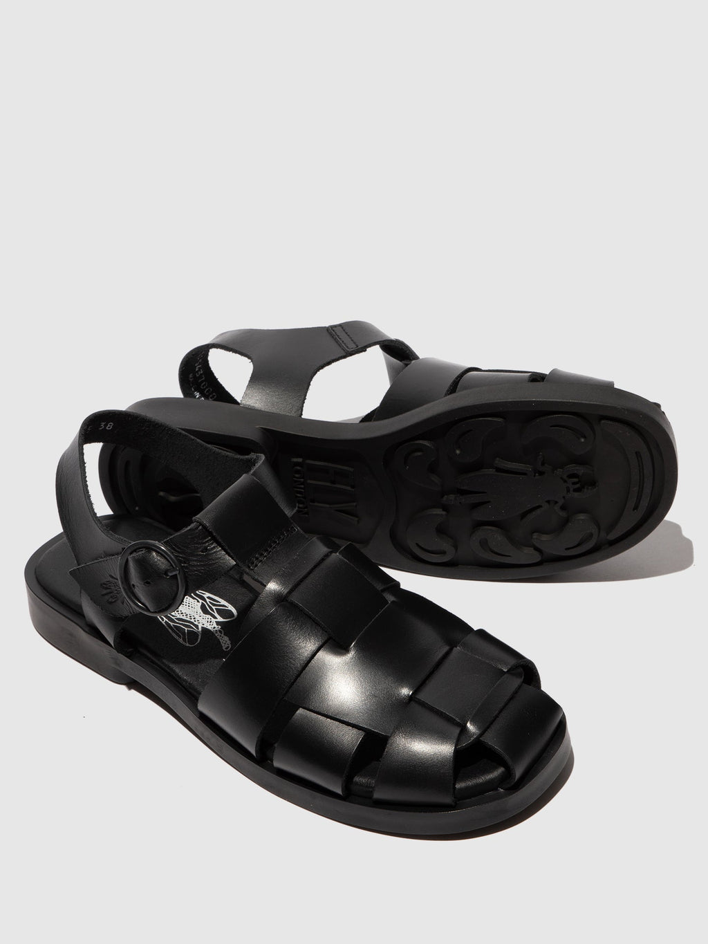 Buckle Sandals ARED437FLY BLACK