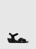 Sling-Back Sandals OLLA446FLY BLACK