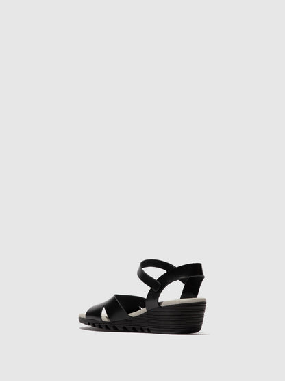Slingback-Sandalen OLLA446FLY BLACK