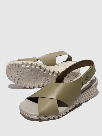 Klettverschluss-Sandalen ORFY447FLY SMOG