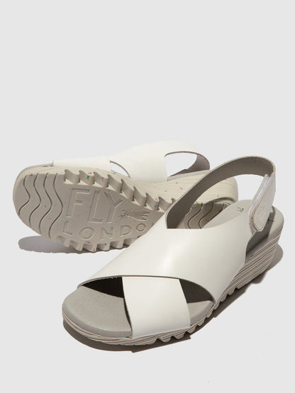 Velcro-Sandalen ORFY447FLY WEISS