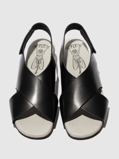 Klettversandale ORFY447FLY SCHWARZ