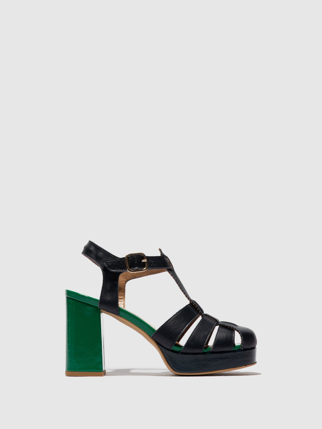 Buckle Sandals EVIT452FLY NAVY/GREEN