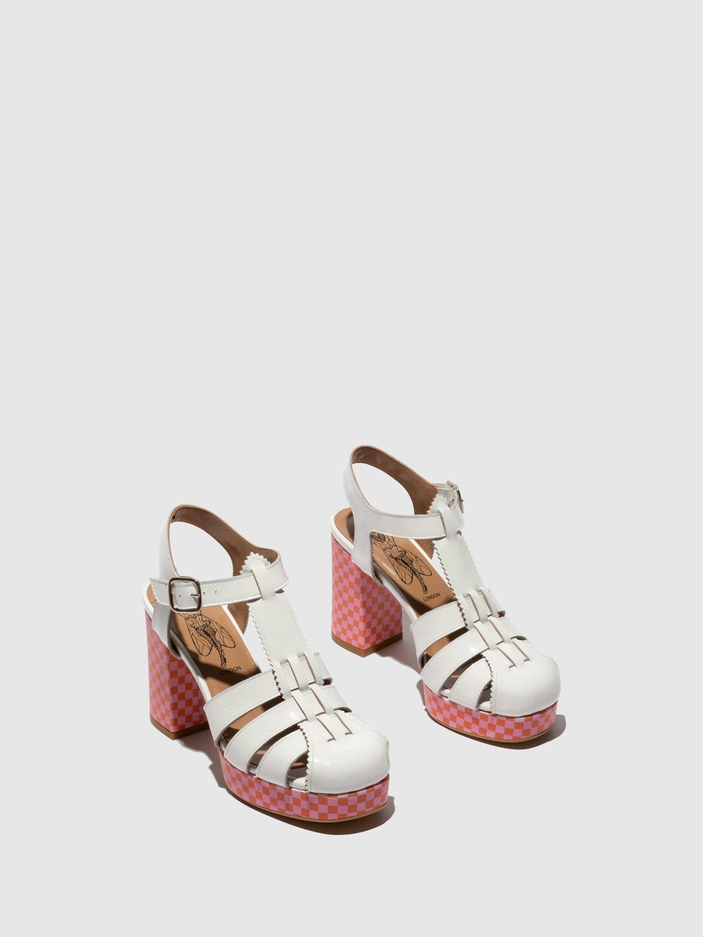 Buckle Sandals EVIT452FLY WHITE