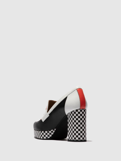 Slipper EROK453FLY SCARLET/BLACK/WHITE