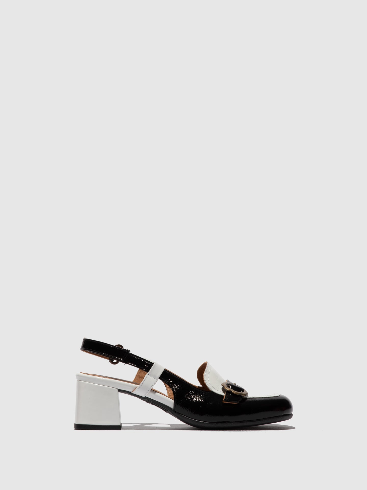 Sling-Back Sandals PEMY456FLY OFFWHITE/BLACK