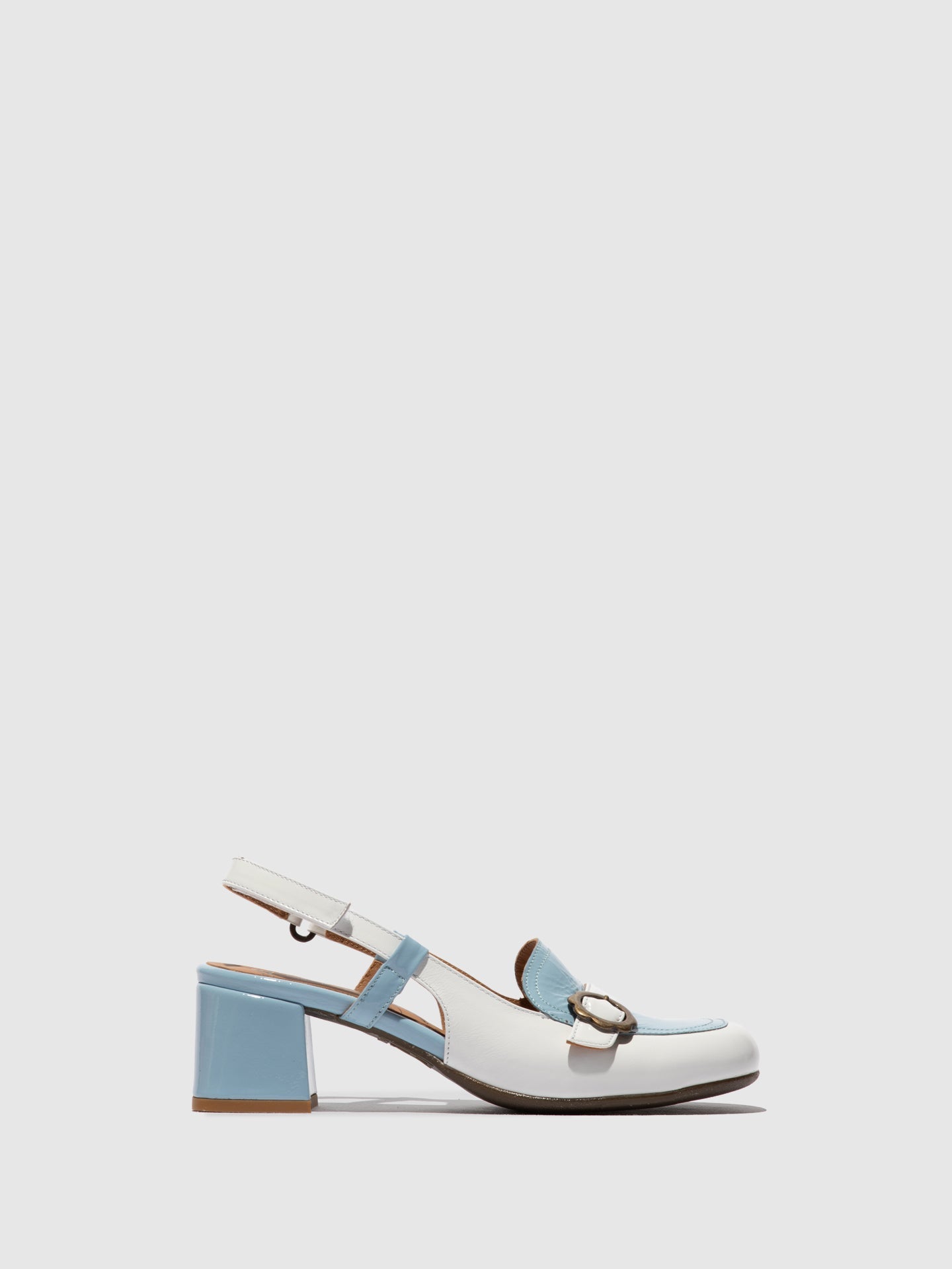 Sling-Back Sandals PEMY456FLY SKY BLUE/OFFWHITE